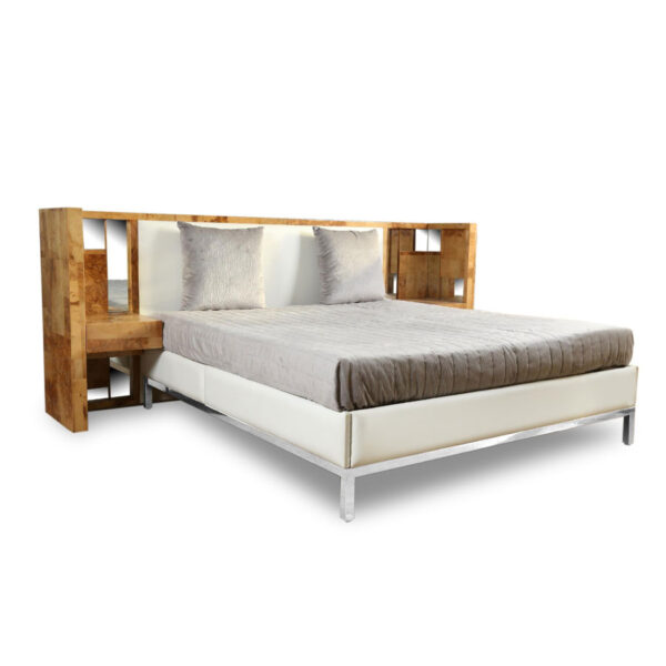 Graphic Bed With Side Table’s
