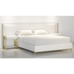 Frame Bed with Side Table's