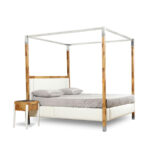 Four Poster Bed with Side Table's