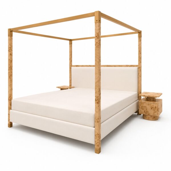 Four Poster Bed with Side Table’s