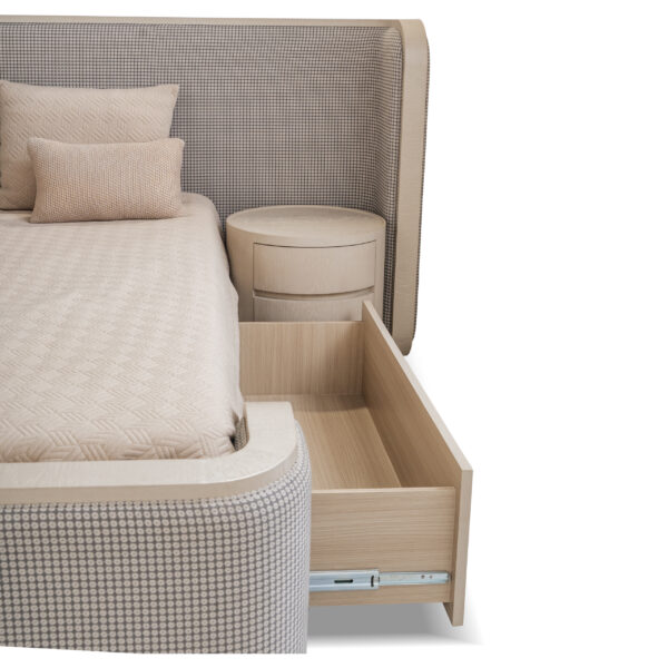 Deco Bed with Side Table’s