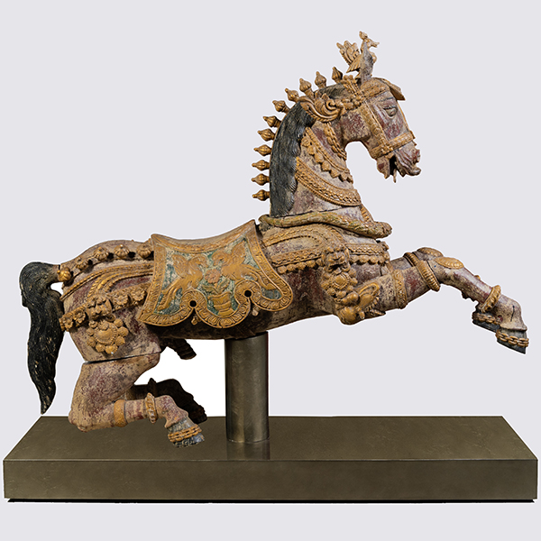 Wooden Deity Horse Vahan