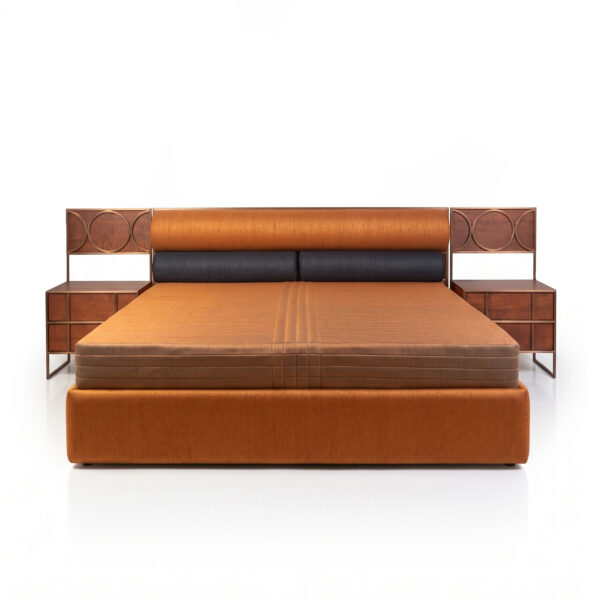 Frame Bed ( with bed sidetables)